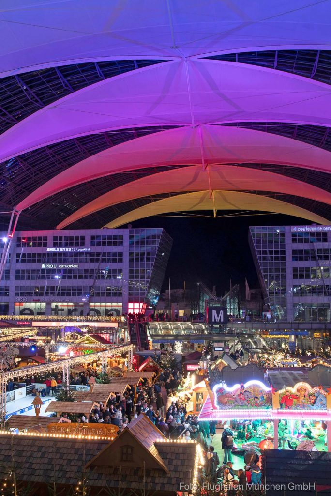 Weihnachtsmarkt München Flughafen 2025